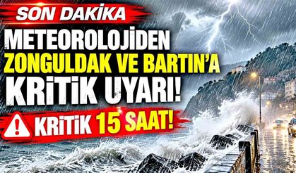 Zonguldak için kritik 15 saat! Sağanak, fırtına ve heyelan riski