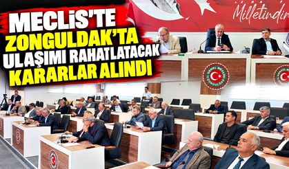 Meclis'te Zonguldak’ta ulaşımı rahatlatacak kararlar alındı