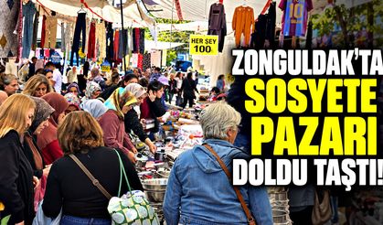 Zonguldak’ta Sosyete Pazarı doldu taştı!