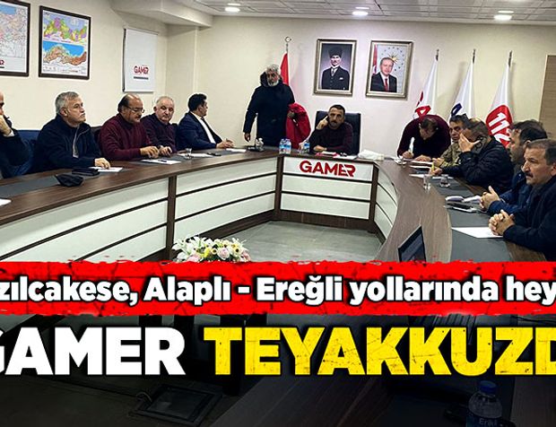 GAMER teyakkuzda! Kızılcakese, Alaplı - Ereğli yollarında heyelan