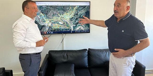 Başkan Öztürk, Doğalgaz Bölge müdürü ile bir araya geldi