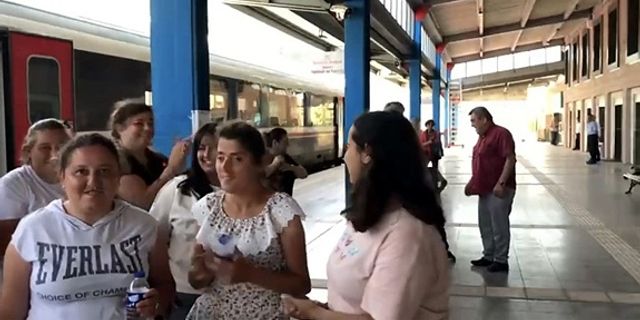 Zonguldak’ta engelli bireyler ilk defa trene bindi