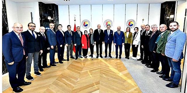 Zonguldak TSO yeni yönetiminden Hisarcıklıoğlu’na ziyaret