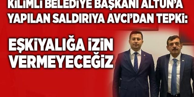 Kilimli Belediye Başkanı Altun'a saldırıya tepki
