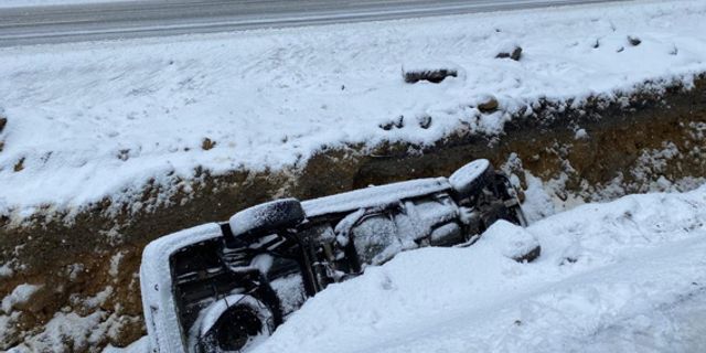 Zonguldak'ta kar yağışı etkili oldu