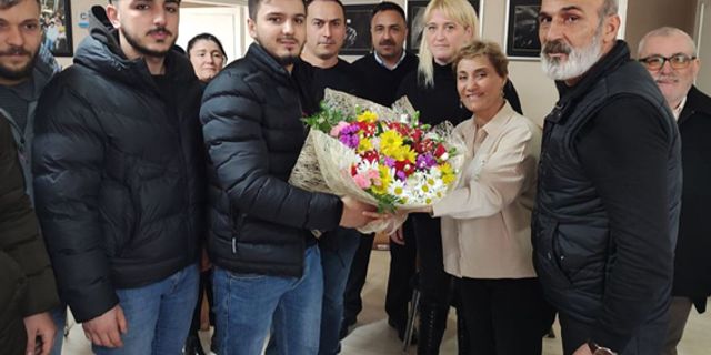 Deprem mağdurları GMİS Üzülmez Şubesini ziyaret ettiler