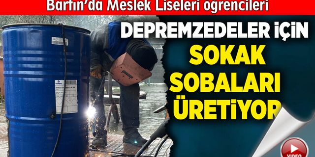 Madenciler soba yaptı, deprem bölgesine gönderildi