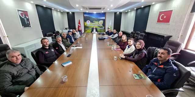 Orman Kadastro çalışmaları değerlendirme toplantısı yapıldı