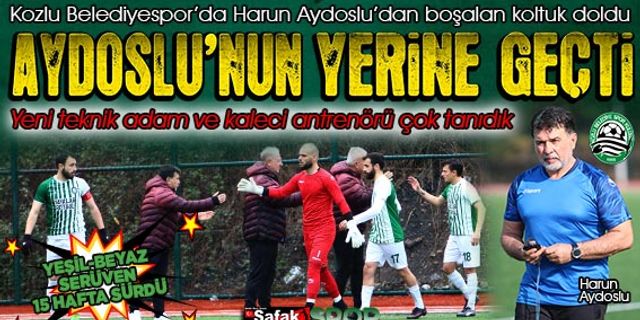 Kozlu Belediyespor’da yeni hoca kolları sıvadı... Kozlu'ya hiç yabancı değil