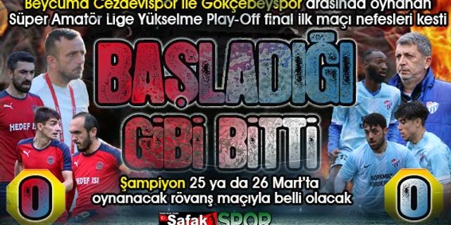 Beycuma Cezaevi ile Gökçebey yenişemedi, Elcab Kablo fark attı