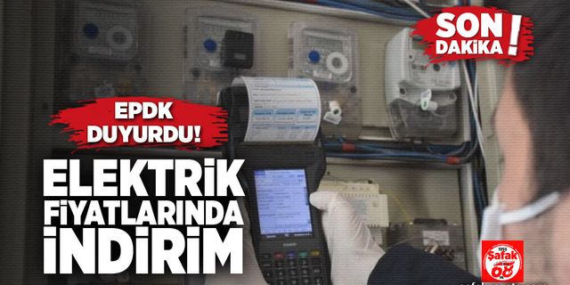Elektrik faturalarında indirim