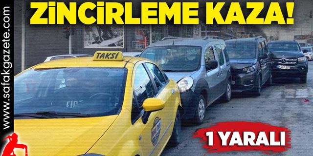 Ereğli'de zincirleme kaza