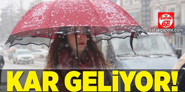 Kar geliyor!