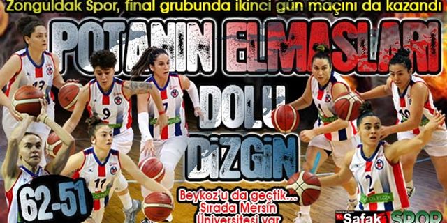 Zonguldak Spor tutulmuyor... Seri sürdü, 2’de 2 yaptık:  62-51