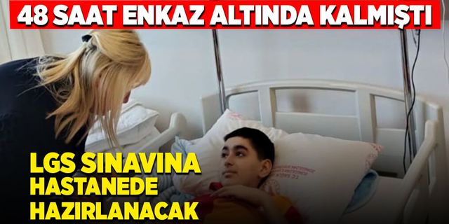 Lgs sınavına hastanede hazırlanacak