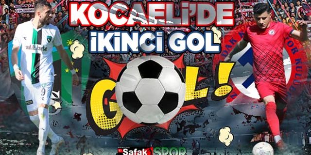 Kocaelispor-Zonguldak Kömürspor maçında bir gol daha
