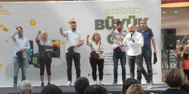 Malatya Park Alışveriş Merkezinde, çekiliş coşkusu yaşandı