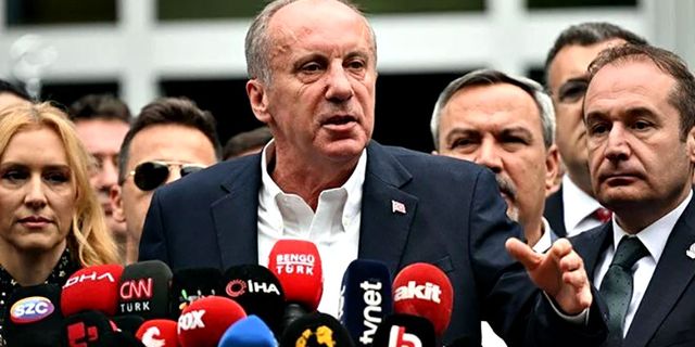 Cumhurbaşkanlığı adaylığından çekilen Muharrem İnce oy istedi!