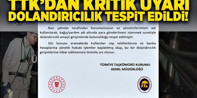 TTK’dan kritik uyarı: Dolandırıcılık tespit edildi!
