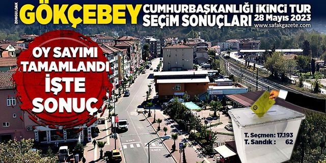 Gökçebey’de oy sayımı tamamlandı! İşte sonuç!