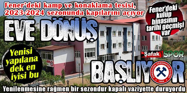 Zonguldak Kömürspor 15 Temmuz’da kendi kulüp tesislerine yerleşecek
