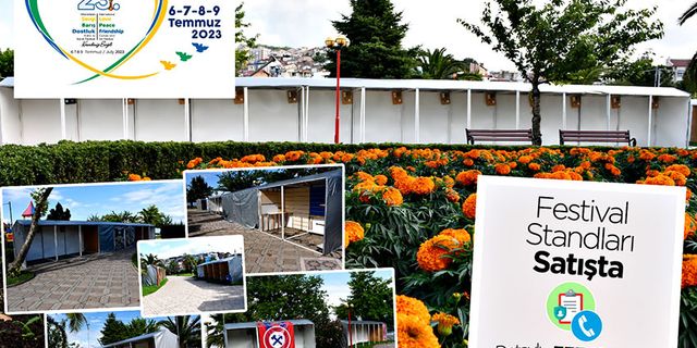 Ereğli’de, festival stantları satışa çıktı