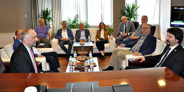 CHP Milletvekili Ertuğrul, TSO Başkanlığını ziyaret etti