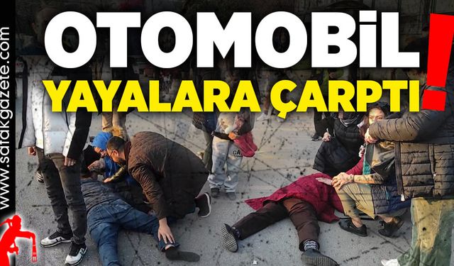 Zonguldak'ta otomobil yayalara çarptı: 2 ağır yaralı