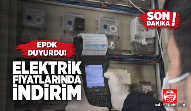 Elektrik faturalarında indirim