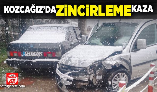 Kozcağız’da zincirleme kaza!