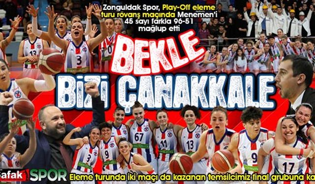 Zonguldak Spor 10’da 10 yaptı... Bu yolun sonu şampiyonluk: 96-51