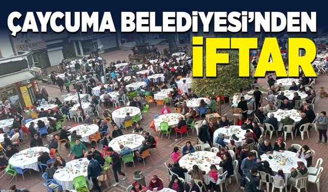 Çaycuma Belediyesi’nden iftar