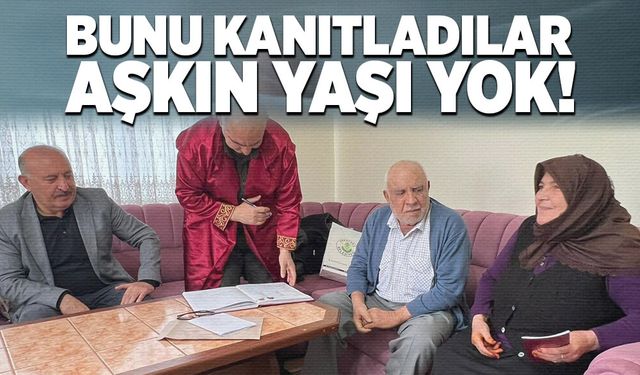 Aşkın yaşı yok: Bunu kanıtladılar!