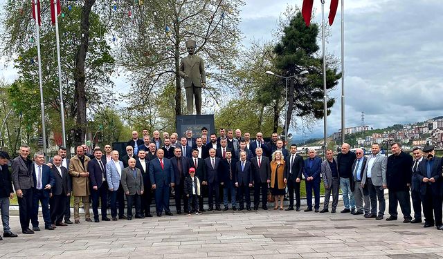 Alaplı'da bayramlaşma programına yoğun ilgi