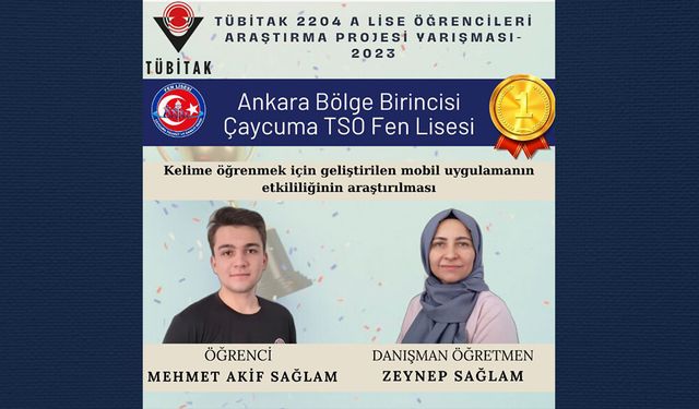 Lise öğrencilerinin tübitak proje başarısı