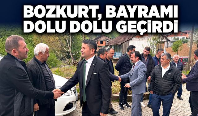 Bayram Bozkurt, bayramı dolu dolu geçirdi