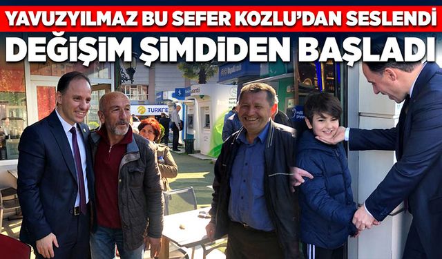 Yavuzyılmaz bu sefer Kozlu’dan seslendi