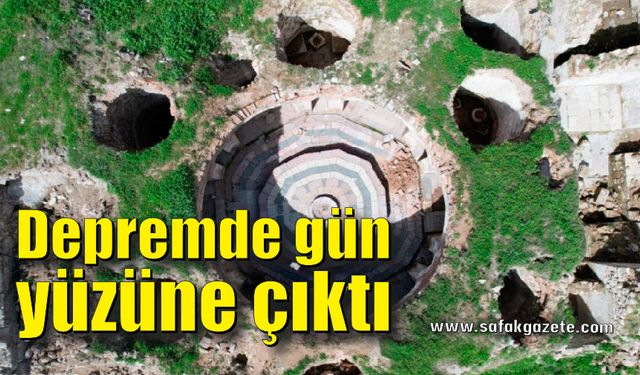 Depremde gün yüzüne çıktı