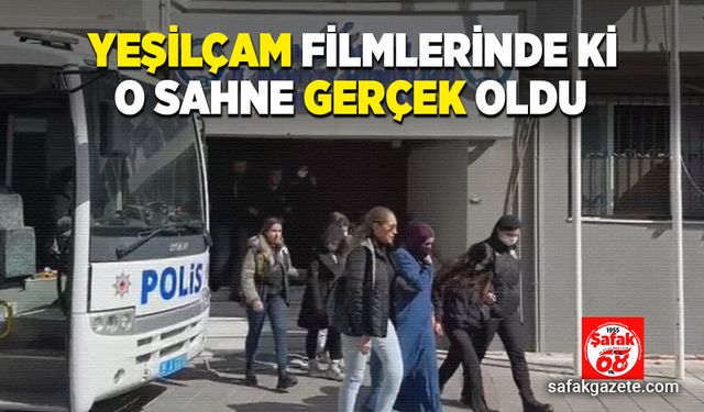 Yeşilçam filmlerinde ki o sahne gerçek oldu