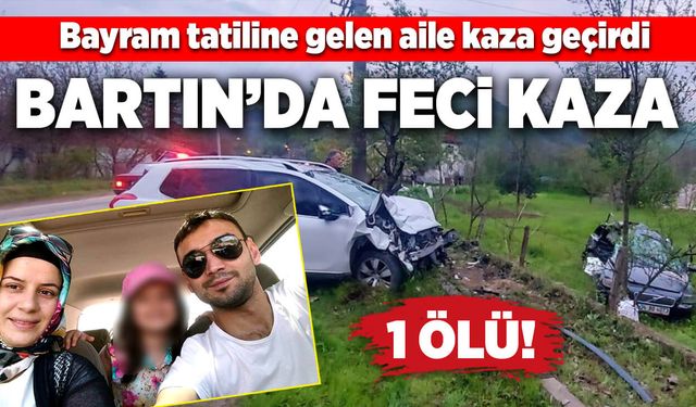 Bayram tatiline gelen aile kaza geçirdi! Feci kaza: 1 ölü