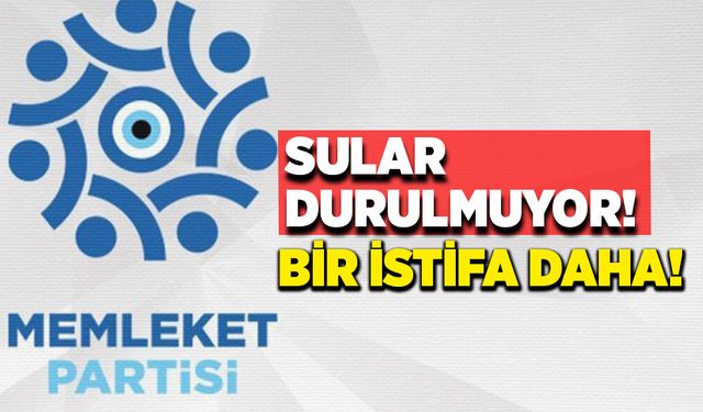 Sular durulmuyor! Bir istifa daha!