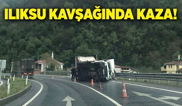 Ilıksu Kavşağında kaza!