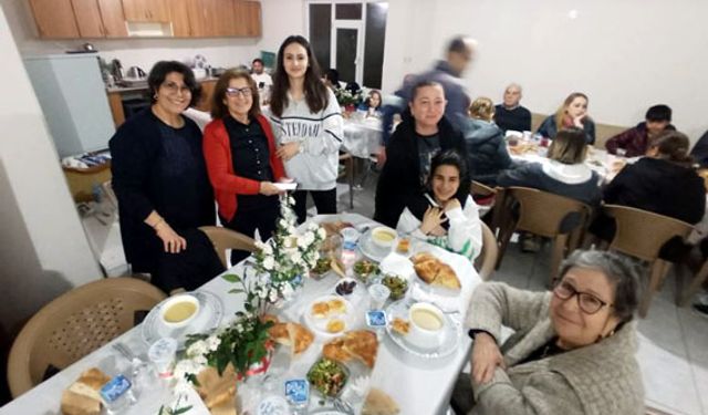 İz Apartmanında imece usulü iftar yemeği