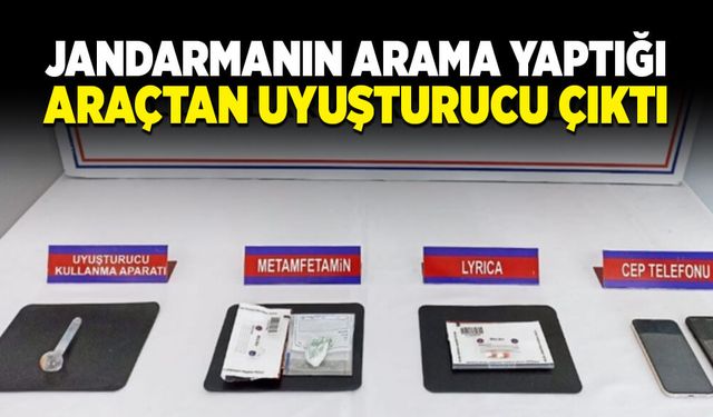 Araçtan uyuşturucu çıktı