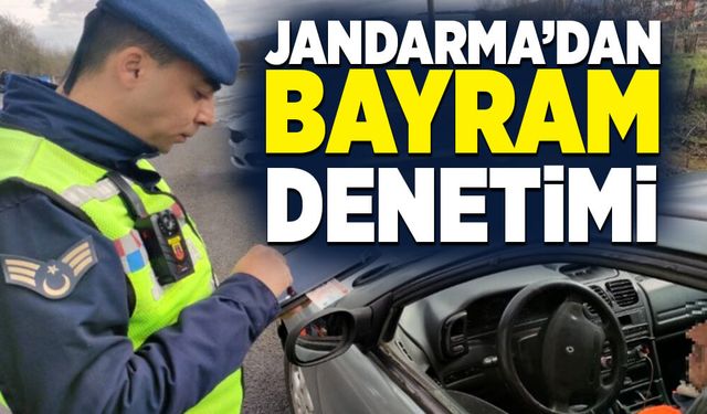 Jandarma’dan Ramazan Bayramı denetimi