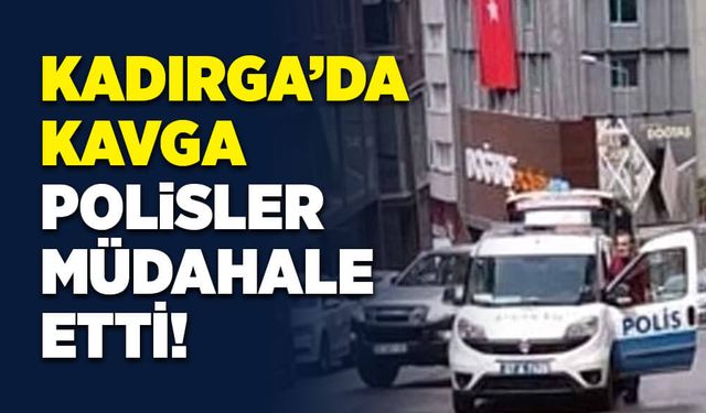 Kadırga’da kavga. Polisler müdahale etti!