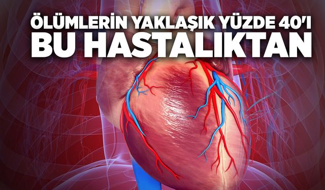 Ölümlerin yaklaşık yüzde 40’ı bu hastalıktan