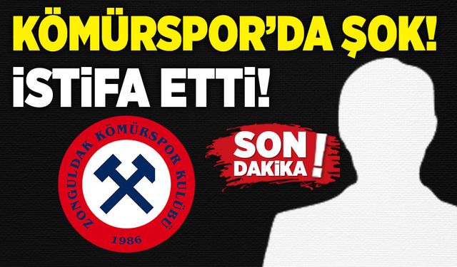 Kömürspor’da şok! İstifa etti!