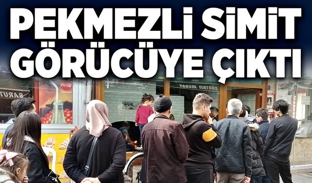 Bayramda pekmezli simit görücüye çıktı