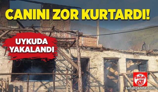 Canını zor kurtardı!